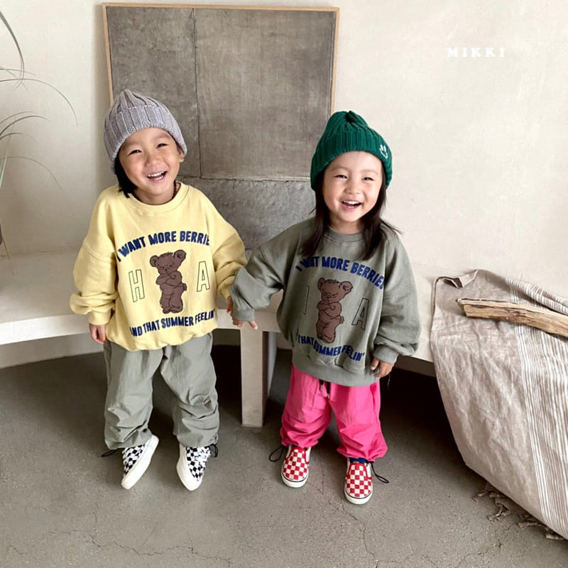 Mikki - Korean Children Fashion - #childrensboutique - Pout Bear Sweatshirt - 11