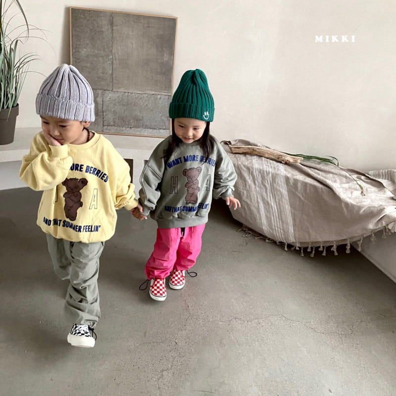 Mikki - Korean Children Fashion - #designkidswear - Pout Bear Sweatshirt - 12