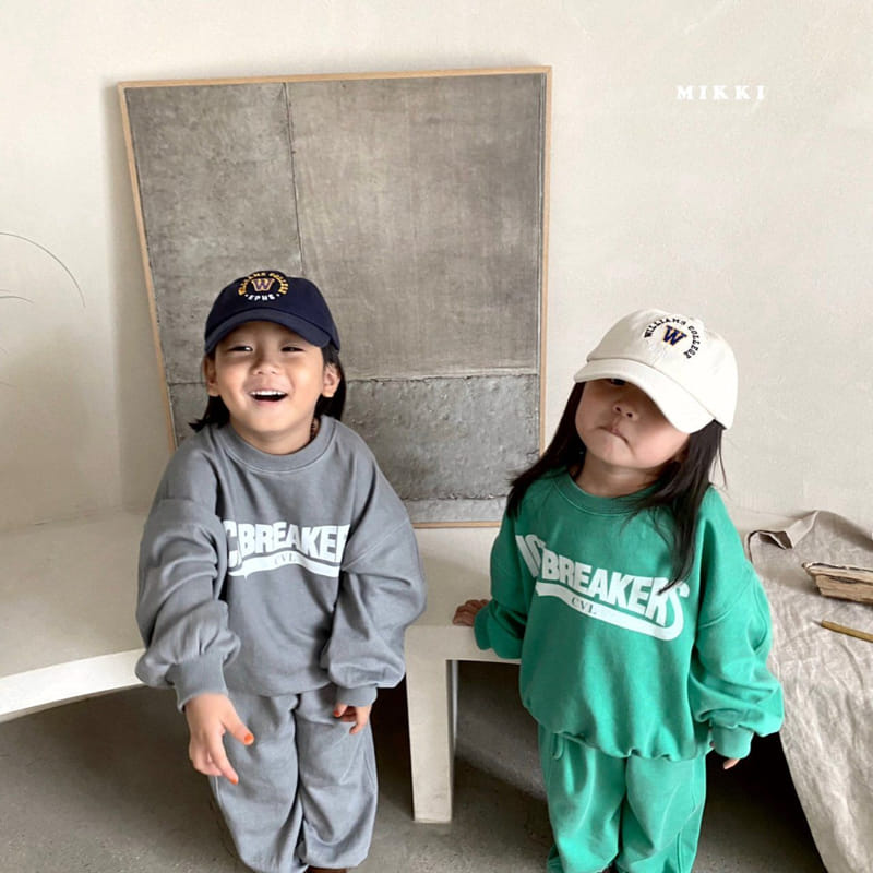 Mikki - Korean Children Fashion - #kidsshorts - Ice Pigment Sweatshirt