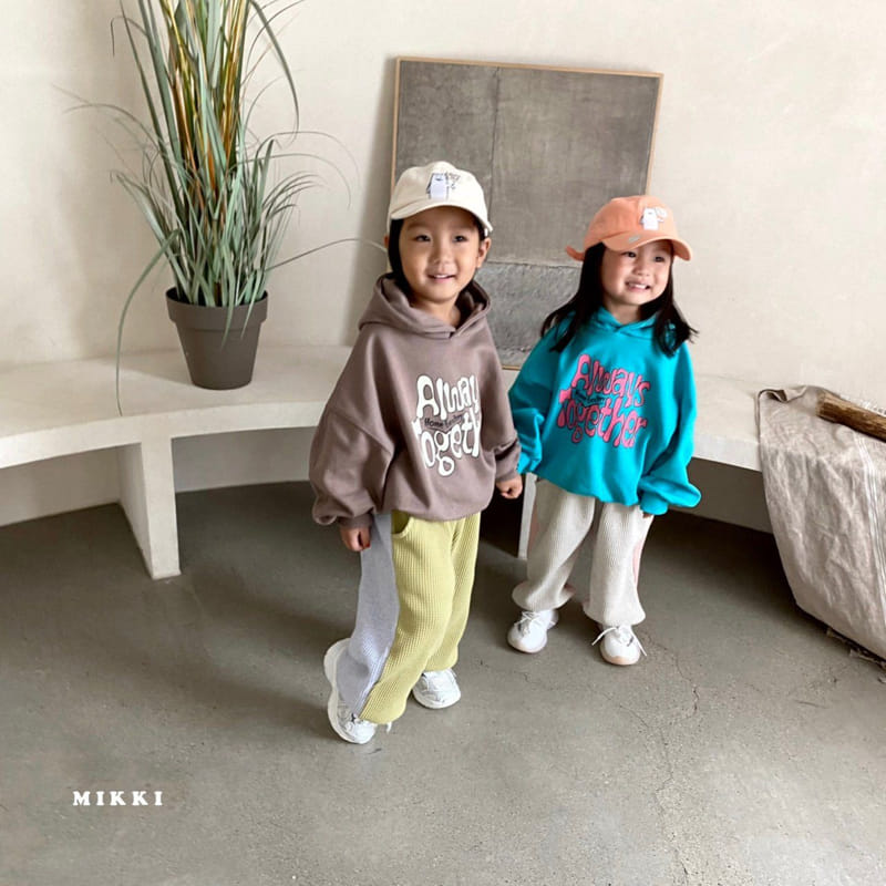 Mikki - Korean Children Fashion - #kidsstore - Half Half Waffle Pants - 7