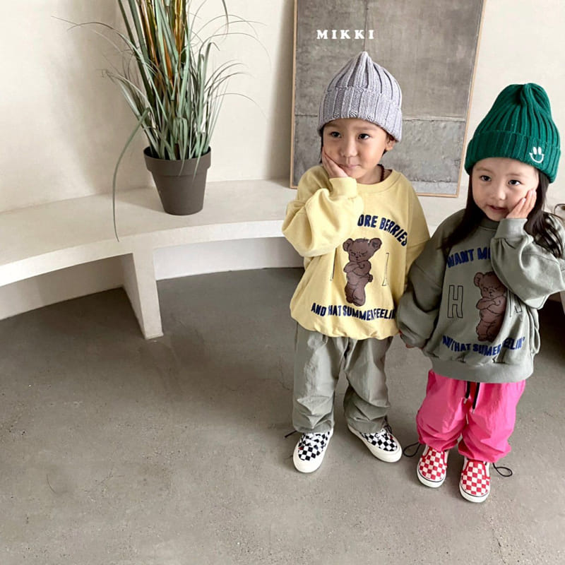 Mikki - Korean Children Fashion - #kidzfashiontrend - Pout Bear Sweatshirt