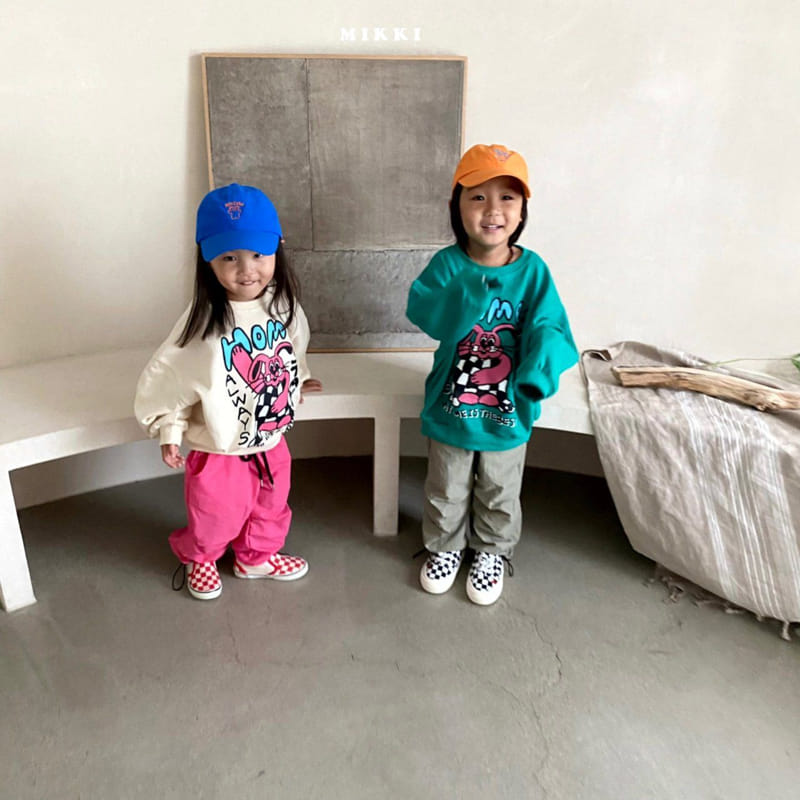 Mikki - Korean Children Fashion - #littlefashionista - Check Rabbit Sweatshirt - 7