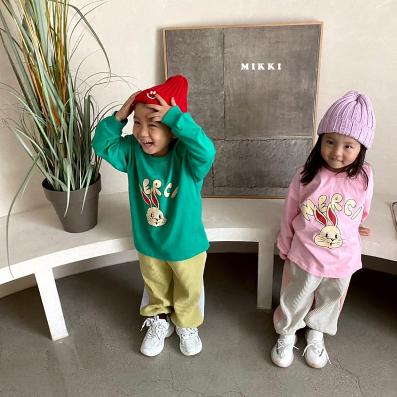 Mikki - Korean Children Fashion - #magicofchildhood - Mer Rabbit Tee - 3