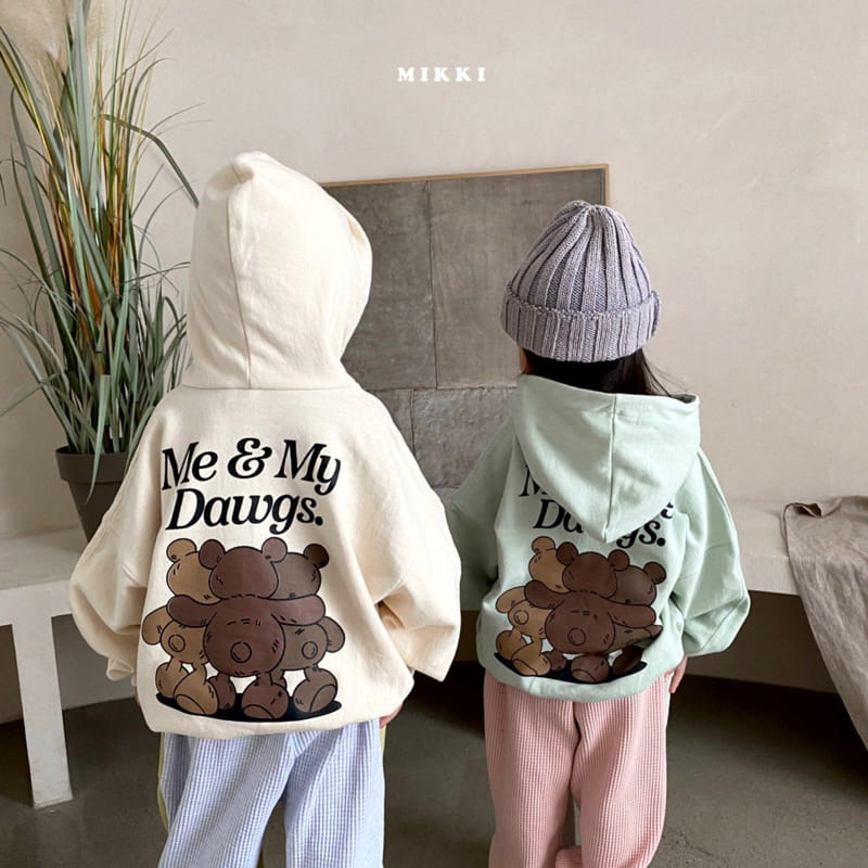 Mikki - Korean Children Fashion - #minifashionista - Butt Bear Hoody