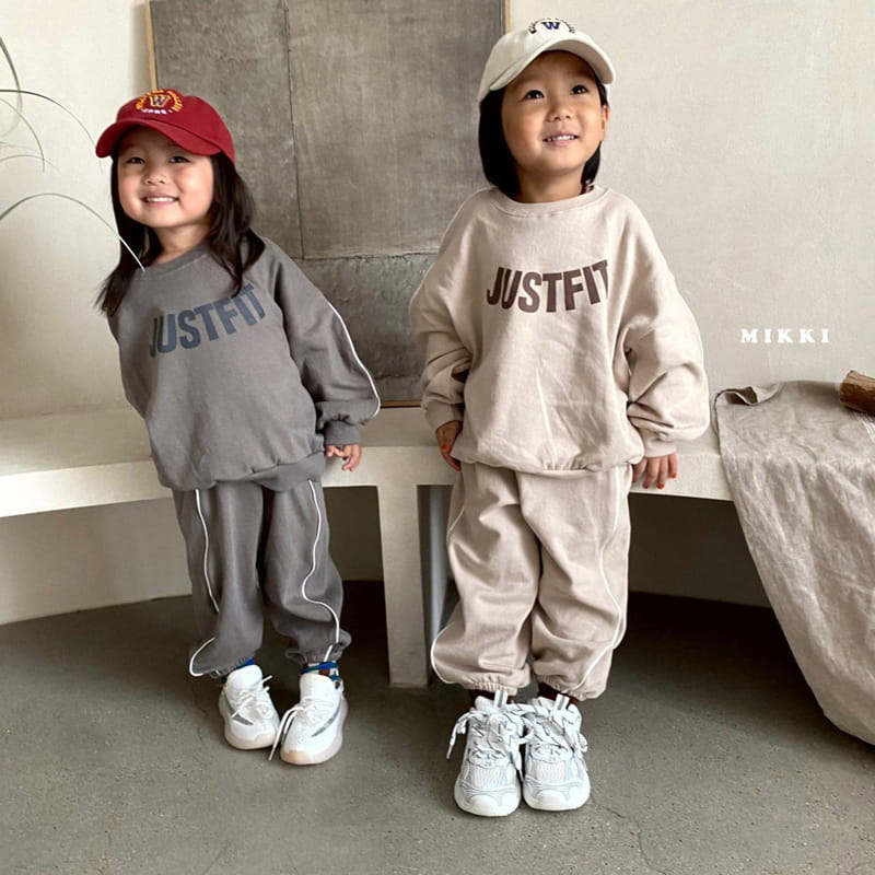 Mikki - Korean Children Fashion - #prettylittlegirls - Just Pping Stripes Top Bottom Set
