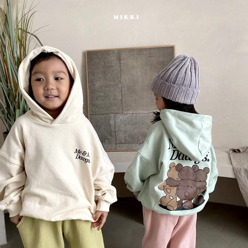 Mikki - Korean Children Fashion - #prettylittlegirls - Butt Bear Hoody - 2