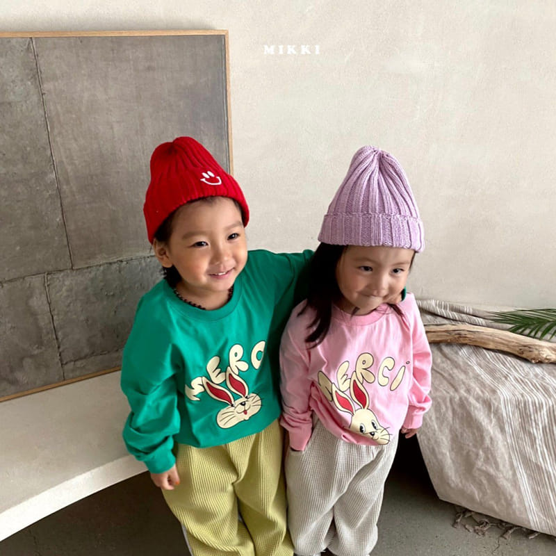 Mikki - Korean Children Fashion - #stylishchildhood - Mer Rabbit Tee - 8
