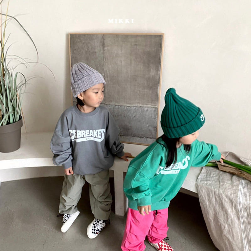 Mikki - Korean Children Fashion - #todddlerfashion - Ice Pigment Sweatshirt - 9