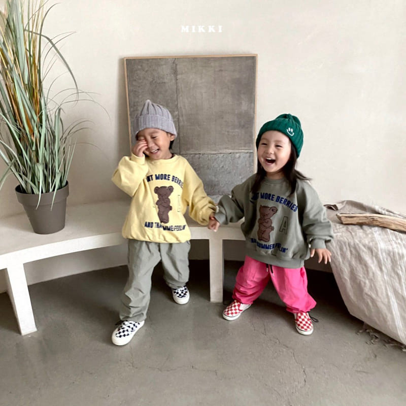 Mikki - Korean Children Fashion - #todddlerfashion - Pout Bear Sweatshirt - 7