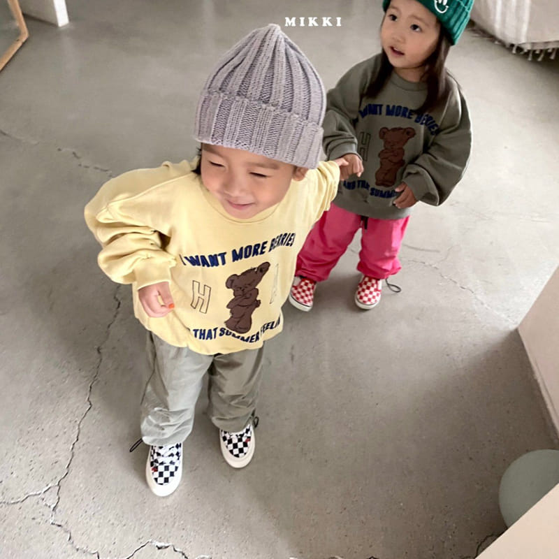 Mikki - Korean Children Fashion - #toddlerclothing - Pout Bear Sweatshirt - 8