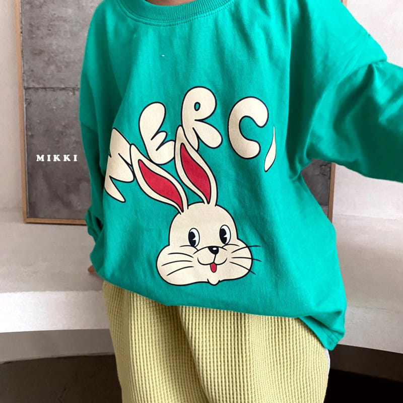 Mikki - Korean Children Fashion - #toddlerclothing - Mer Rabbit Tee - 7