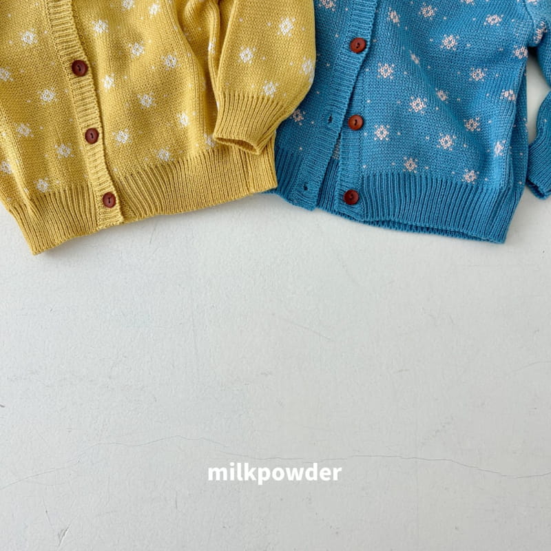 Milk Powder - Korean Children Fashion - #childofig - Blooming Knit Cardigan - 3