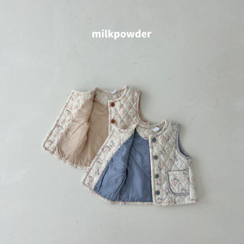 Milk Powder - Korean Children Fashion - #childofig - Quilting Vest - 2