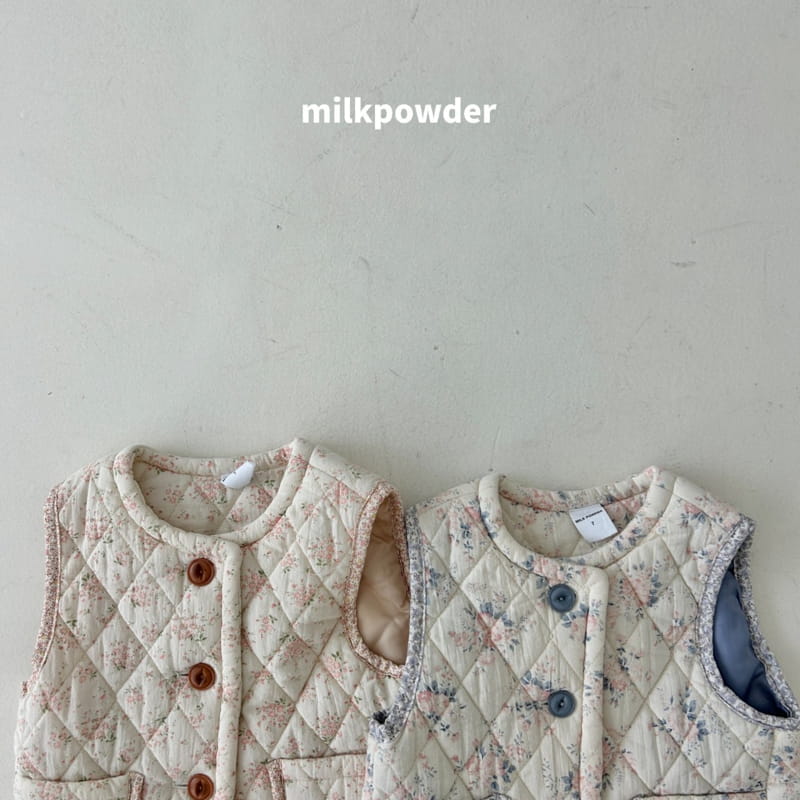 Milk Powder - Korean Children Fashion - #childofig - Quilting Vest - 4