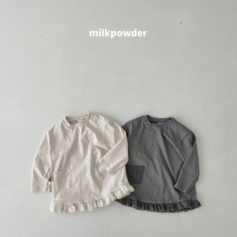 Milk Powder - Korean Children Fashion - #discoveringself - Marie Long Tee