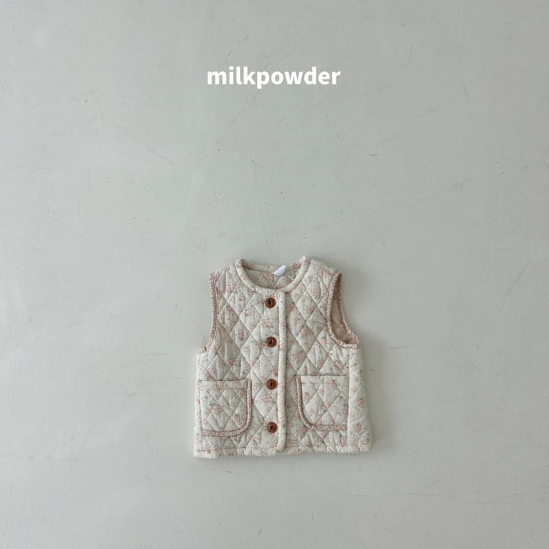 Milk Powder - Korean Children Fashion - #discoveringself - Quilting Vest - 6