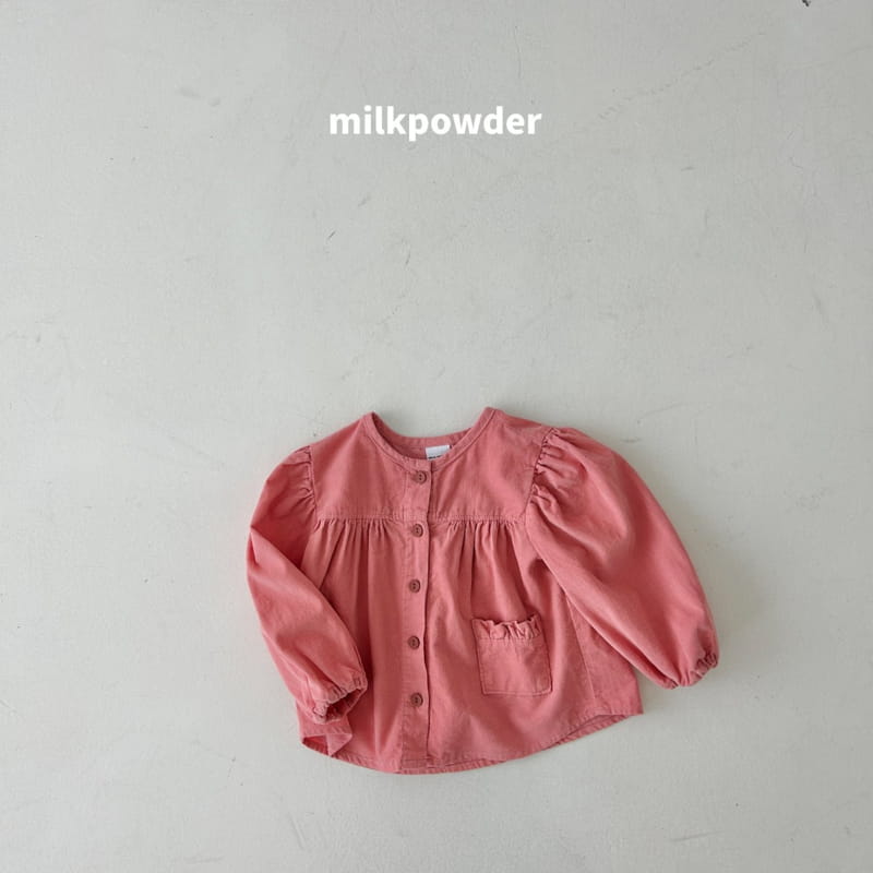 Milk Powder - Korean Children Fashion - #fashionkids - Rib Blouse - 12