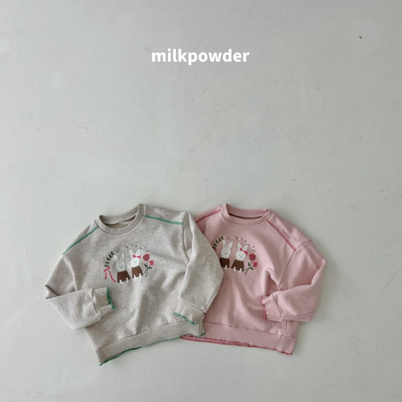 Milk Powder - Korean Children Fashion - #kidsshorts - Twin Sweatshirt