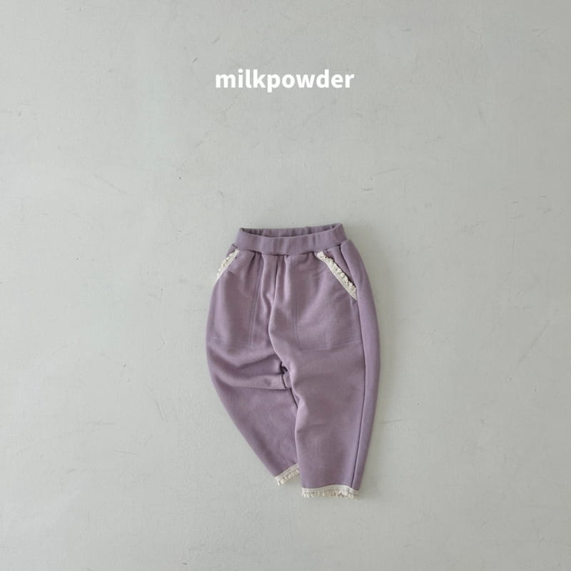 Milk Powder - Korean Children Fashion - #littlefashionista - Grape Pants - 12