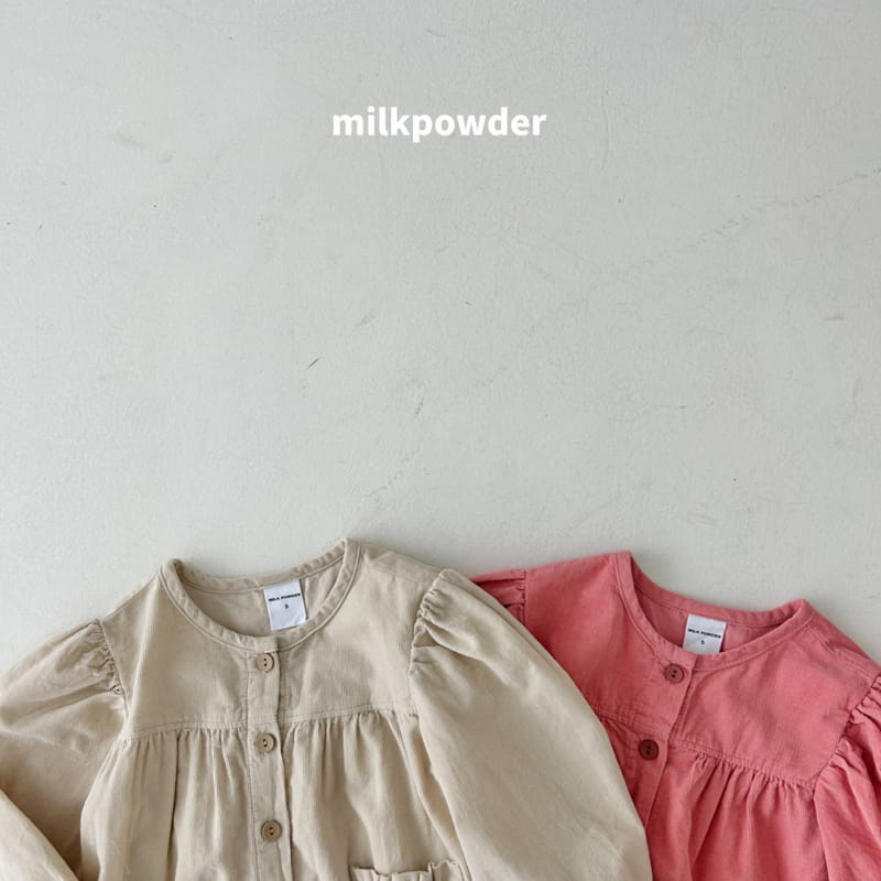 Milk Powder - Korean Children Fashion - #littlefashionista - Rib Blouse - 3
