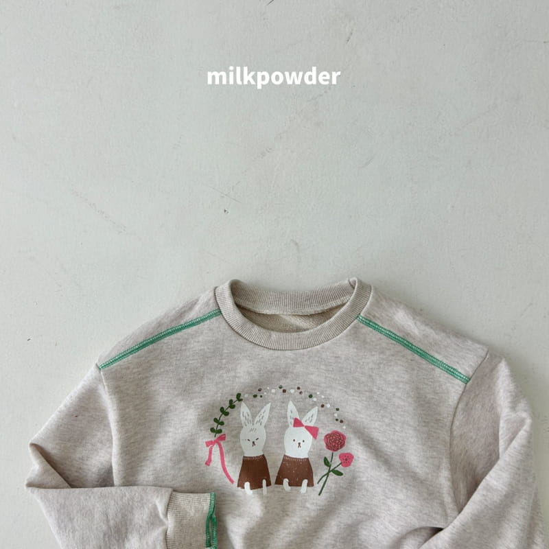 Milk Powder - Korean Children Fashion - #prettylittlegirls - Twin Sweatshirt - 8