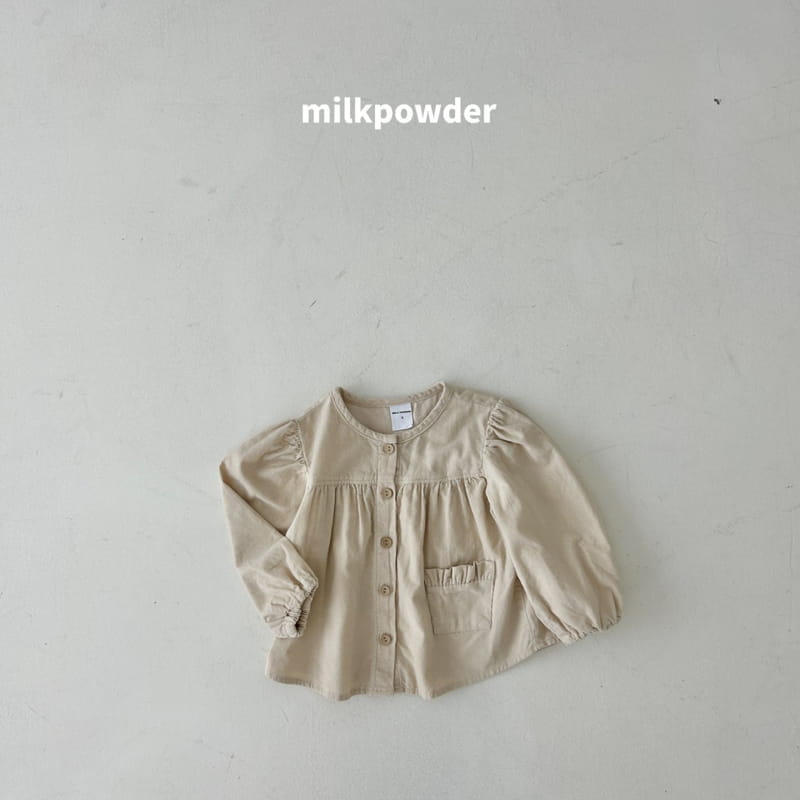 Milk Powder - Korean Children Fashion - #prettylittlegirls - Rib Blouse - 6