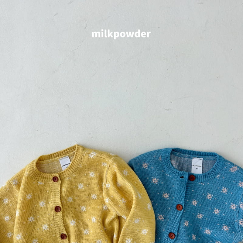 Milk Powder - Korean Children Fashion - #prettylittlegirls - Blooming Knit Cardigan - 2