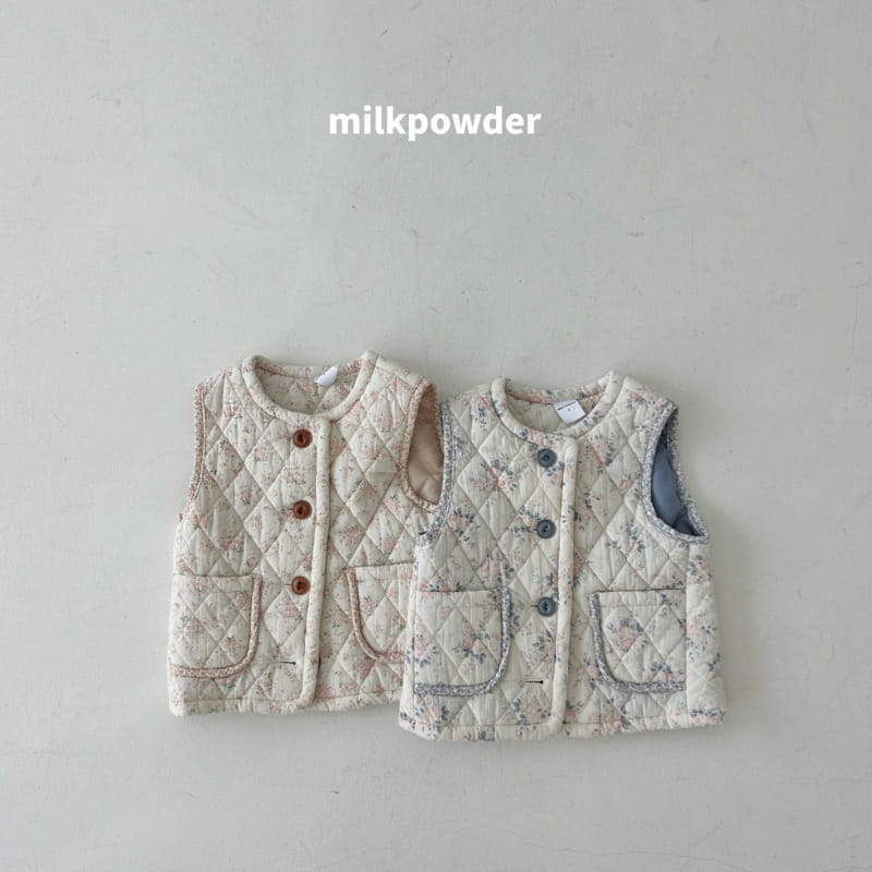 Milk Powder - Korean Children Fashion - #prettylittlegirls - Quilting Vest