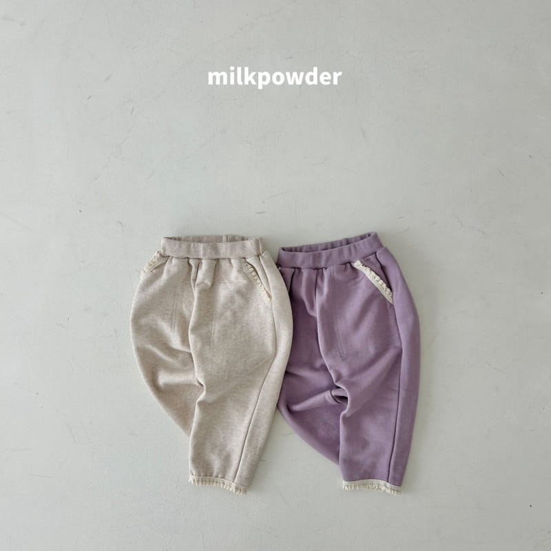 Milk Powder - Korean Children Fashion - #toddlerclothing - Grape Pants