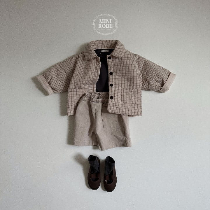 Mini Robe - Korean Baby Fashion - #babyboutique - Big Pocket Short - 9