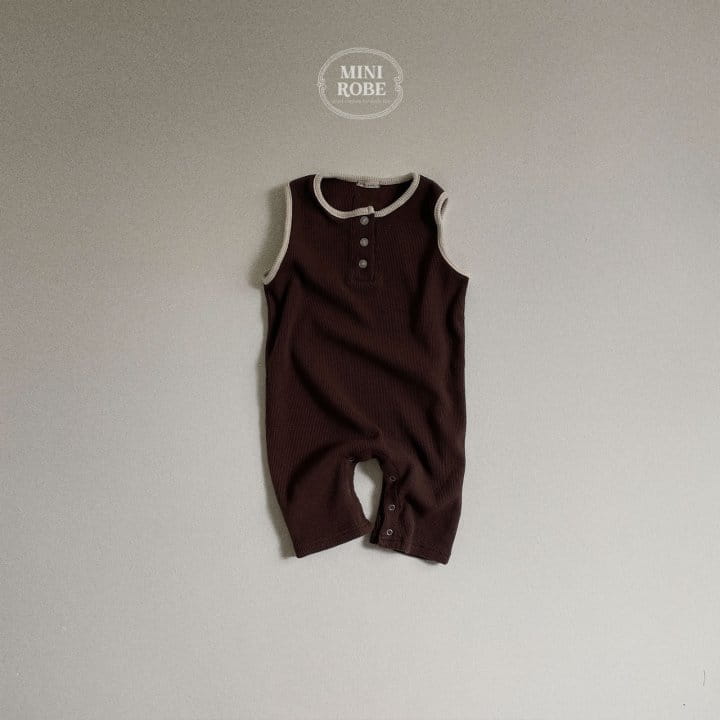 Mini Robe - Korean Baby Fashion - #babyboutiqueclothing - Wafle Jumpsuit - 4