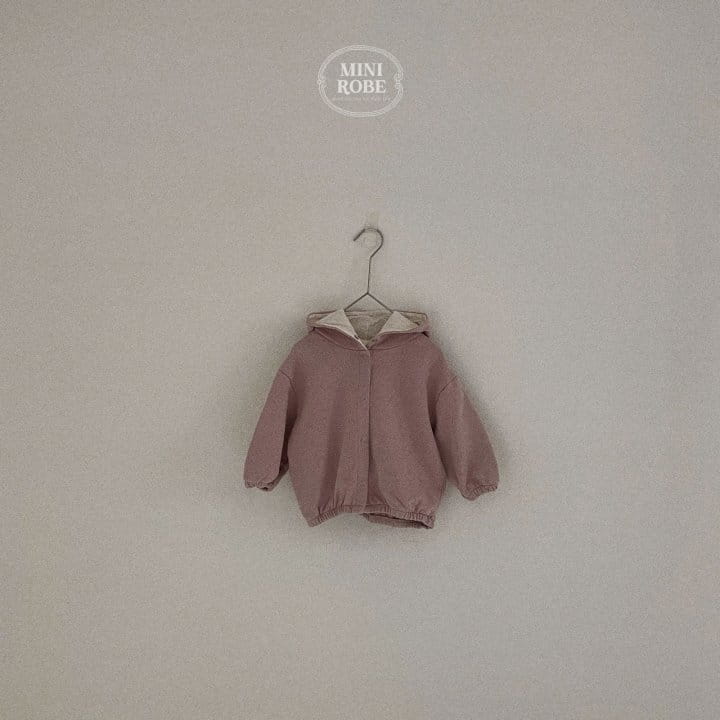 Mini Robe - Korean Baby Fashion - #babyclothing - Coloe Hoody Zip-up - 4
