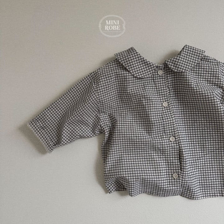 Mini Robe - Korean Baby Fashion - #babyfashion - Square Shirt - 4