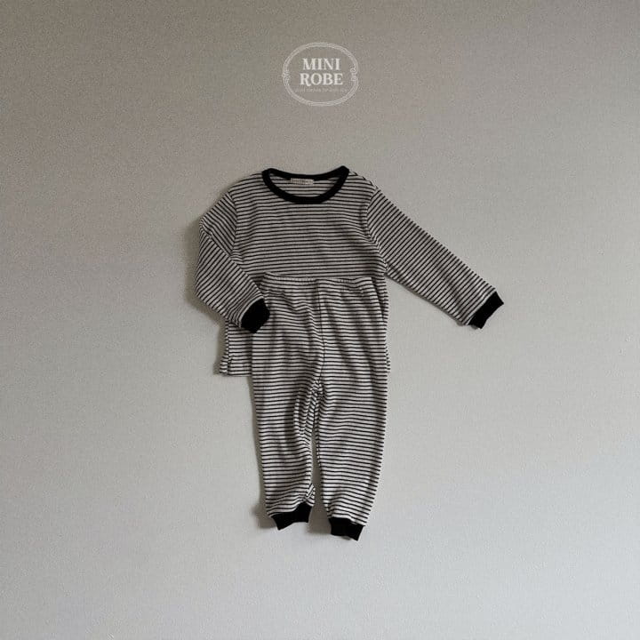 Mini Robe - Korean Baby Fashion - #babylifestyle - Cocoa Top Bottom Set - 5