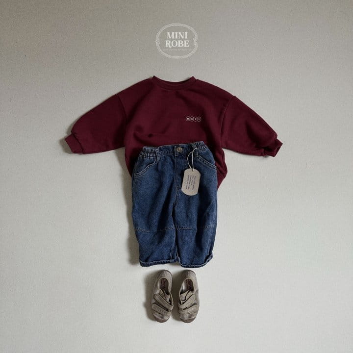 Mini Robe - Korean Baby Fashion - #babyoutfit - Point Sweatshirt - 12