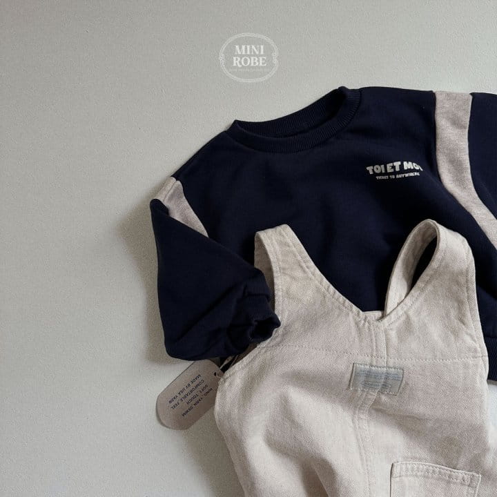 Mini Robe - Korean Baby Fashion - #babyoutfit - Pocket Dungaress - 10