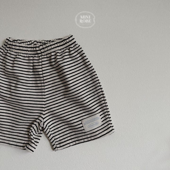 Mini Robe - Korean Baby Fashion - #babyoutfit - Joy Stripes Pants - 2