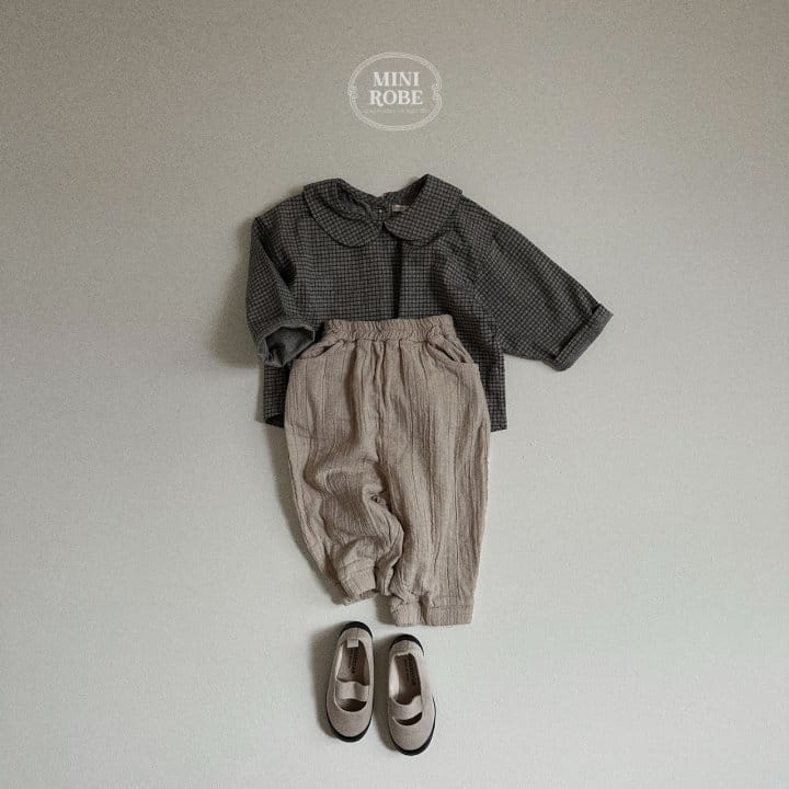 Mini Robe - Korean Baby Fashion - #babyoutfit - Square Shirt - 10