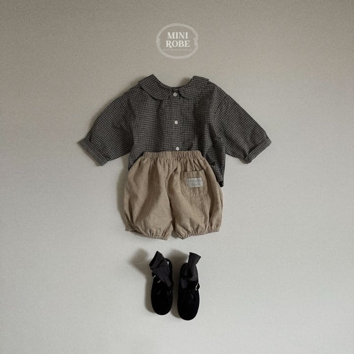 Mini Robe - Korean Baby Fashion - #babyoutfit - Square Shirt - 9