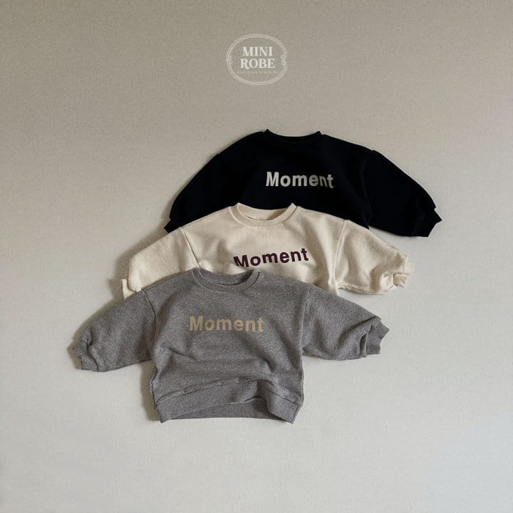 Mini Robe - Korean Baby Fashion - #babyoutfit - Moment Sweatshirt - 3
