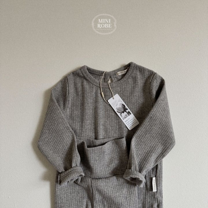 Mini Robe - Korean Baby Fashion - #babywear - Pure Top Bottom Set - 9