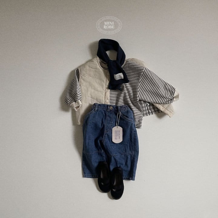 Mini Robe - Korean Baby Fashion - #onlinebabyboutique - Check Reversible - 8