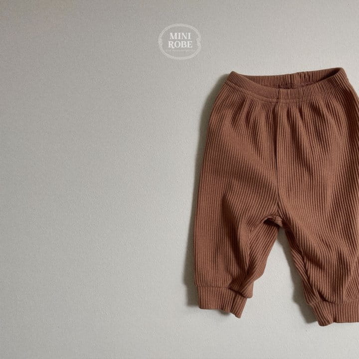 Mini Robe - Korean Baby Fashion - #onlinebabyboutique - Autumn Rib Pants - 7