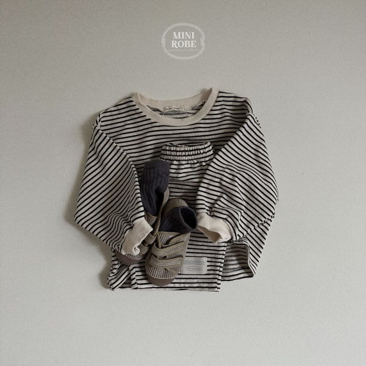 Mini Robe - Korean Baby Fashion - #onlinebabyshop - Joy Stripes Pants - 6