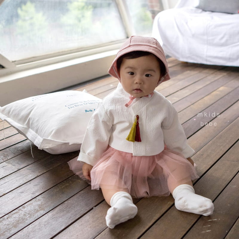 Mkids - Korean Baby Fashion - #onlinebabyshop - Buddle Romper Set - 12