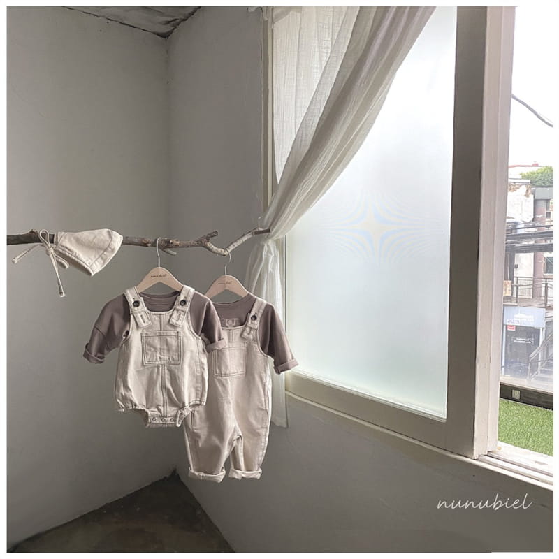 Nunubiel - Korean Baby Fashion - #babyboutiqueclothing - Ponny Denim Bonnet Set - 7