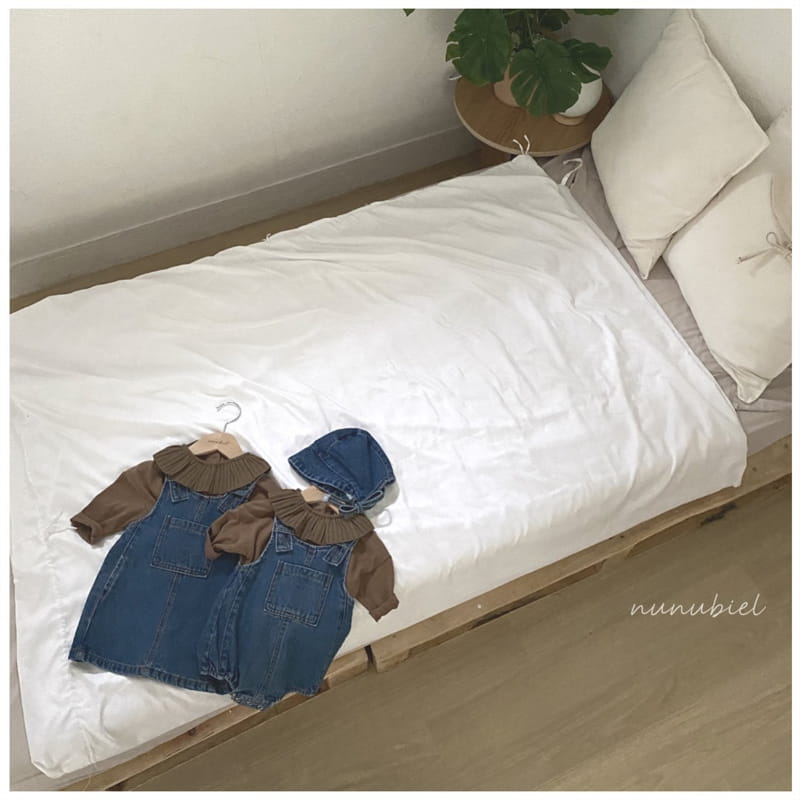 Nunubiel - Korean Baby Fashion - #babyclothing - Ponny Denim Bonnet Set - 8