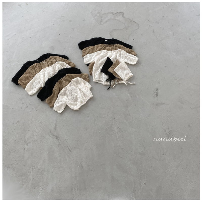 Nunubiel - Korean Baby Fashion - #babyfever - Arani Romper Bonnet Set - 3