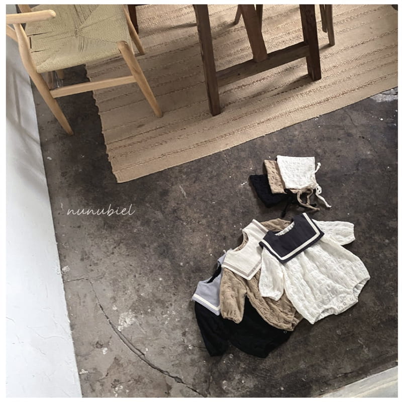 Nunubiel - Korean Baby Fashion - #babyfever - Arani Romper Bonnet Set - 4