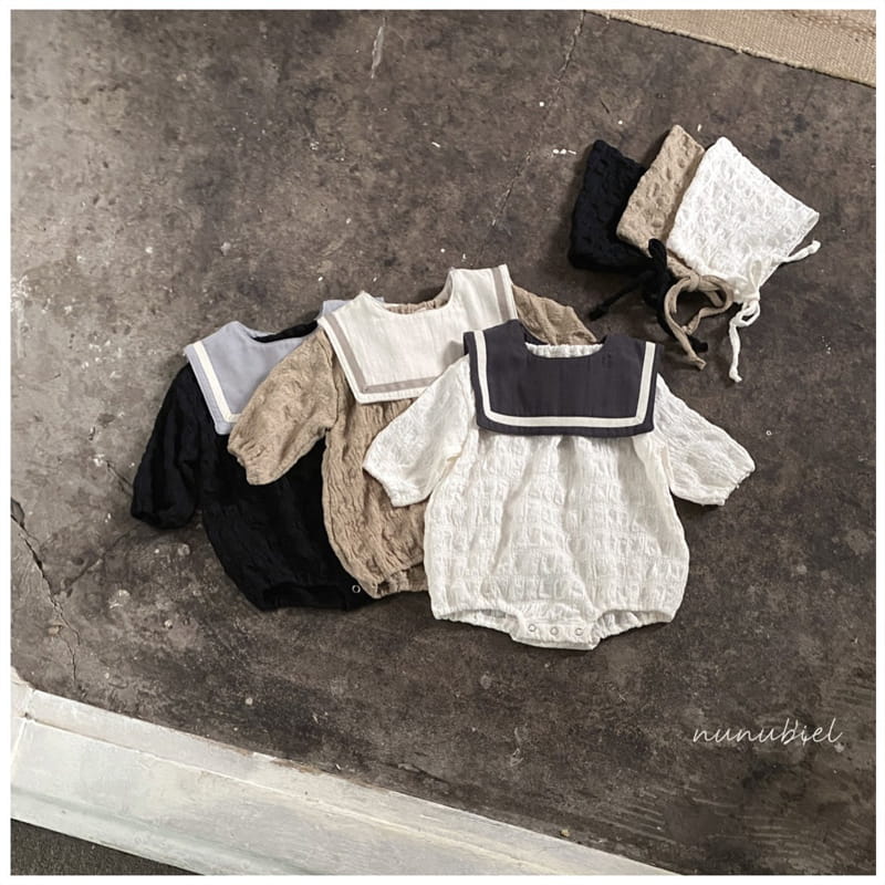 Nunubiel - Korean Baby Fashion - #babylifestyle - Arani Romper Bonnet Set - 5